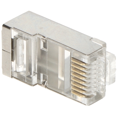WTYK MODULARNY EKRANOWANY RJ45T/6-EKRAN*P100 TYP EZ